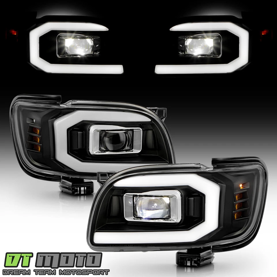 For 2001-2004 Toyota Tacoma Upgrade Full LED Tube Projector Headlights Headlamps — 第 2/4 张图片