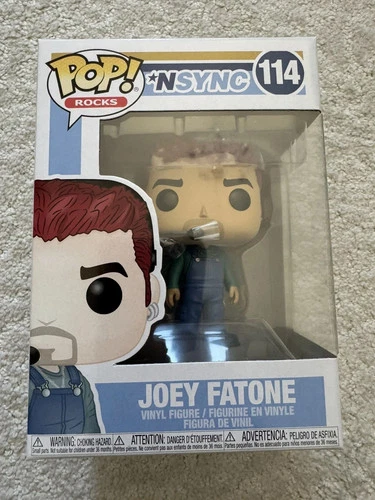 NSYNC JOEY FATONE #114 VAULTED Funko Pop! Vinyl Rocks with Pop Protector