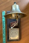 vintage SCHLITZ BEER Ship's Bell Time Advertising Sign Milwaukee WI nice shape
