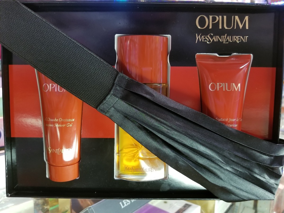 OPIUM by YSL Yves Saint Laurent 3 Pc EDT Gift Set for Women