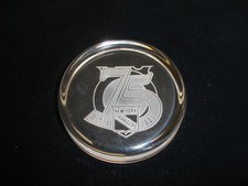 Jean Ratelle's 2001 NY Rangers Glass Paperweight w/ Ratelle LOA