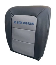 2004 Ford Explorer Sport Trac -Driver Side Bottom Leather Seat Cover 2-Tone Gray