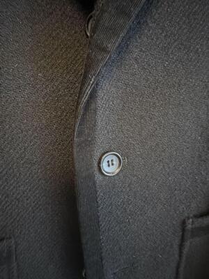 Visvim Harris Tweed Academia Blazer Black Men size M Original Made