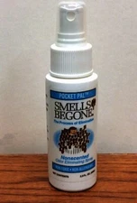 SMELLS BEGONE ~ Pocket Pal ~ NON SCENTED ~ Oder Eliminating Spray 2.3 FL.OZ.