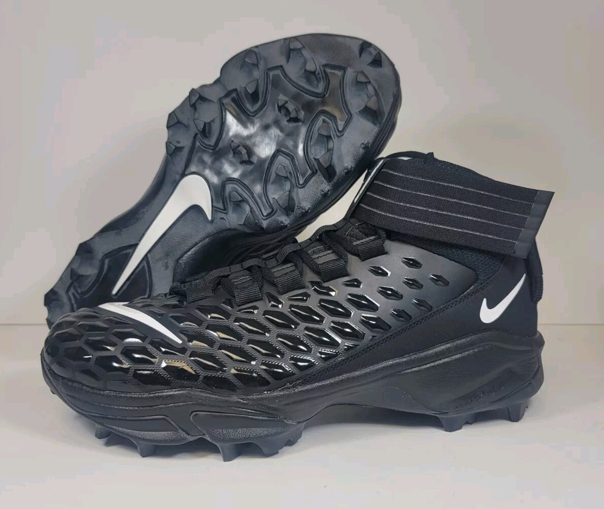 Size 11.5 Mens Nike Force Savage Pro 2 Football Cleats Black 