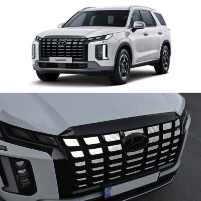 Front Grille Reflector Film Sticker White (Fits: 2022 2023 The New Palisade)