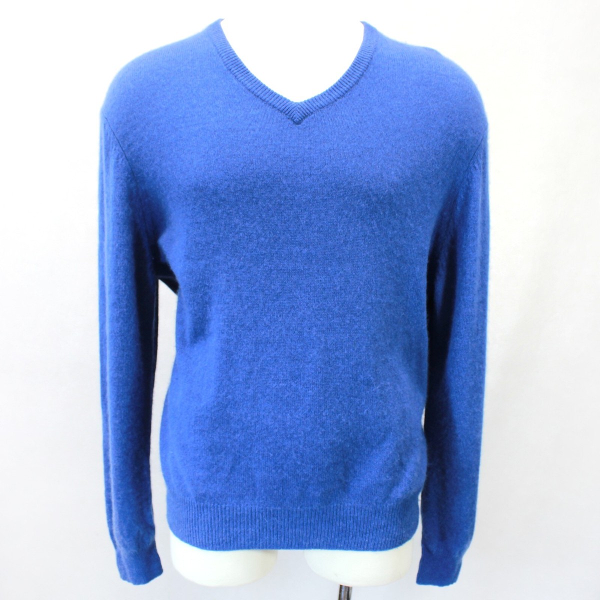 Old Navy 100% Cashmere Soft Warm Blue V-Neck Sweater XXL | eBay