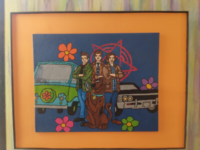 Scooby Natural Cartoon Fan Art 8x10 Scooby Doo & Super Natural