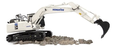 Komatsu PC210LC-11 Excavator - White - Universal Hobbies 1