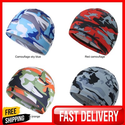4pcs Quick Dry Helmet Summer Sunscreen Riding Bicycle Cooling Skull Cap (B)
