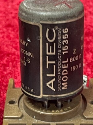 ALTEC / PEERLESS Line Transformer No 15356 | eBay