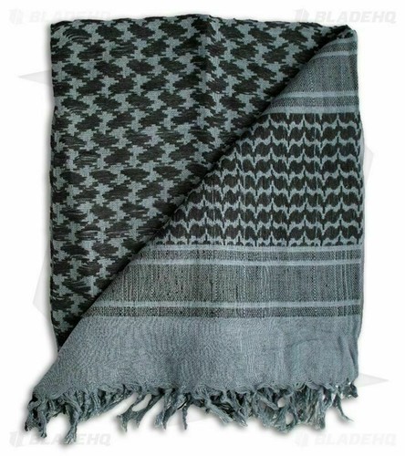 100% Suave Algodón Shemagh Bufanda Árabe Keffiyeh Militar Cabeza Cuello Máscara Envolvente - Imagen 9 de 12