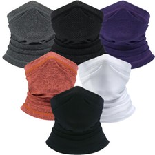 Summer Neck Gaiter Face Mask for Women Men Cycling Mask Ice Silk Sunscreen Scarf