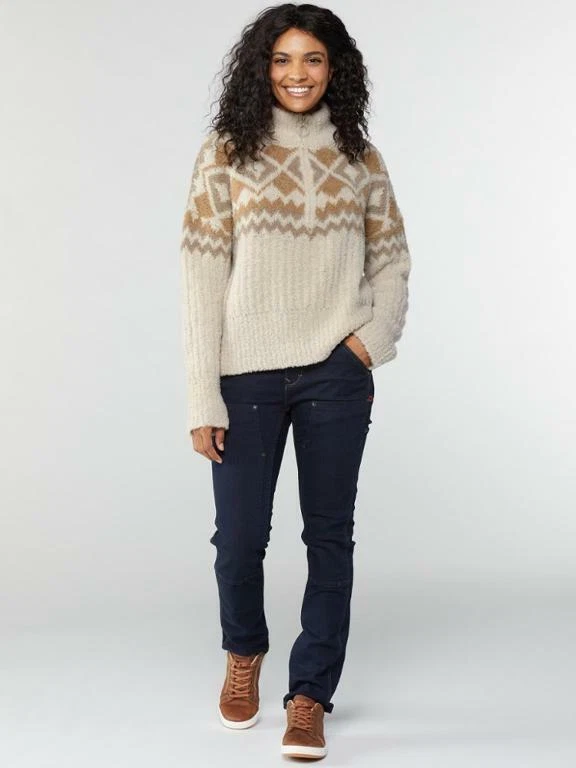 Boucle shop knit sweater