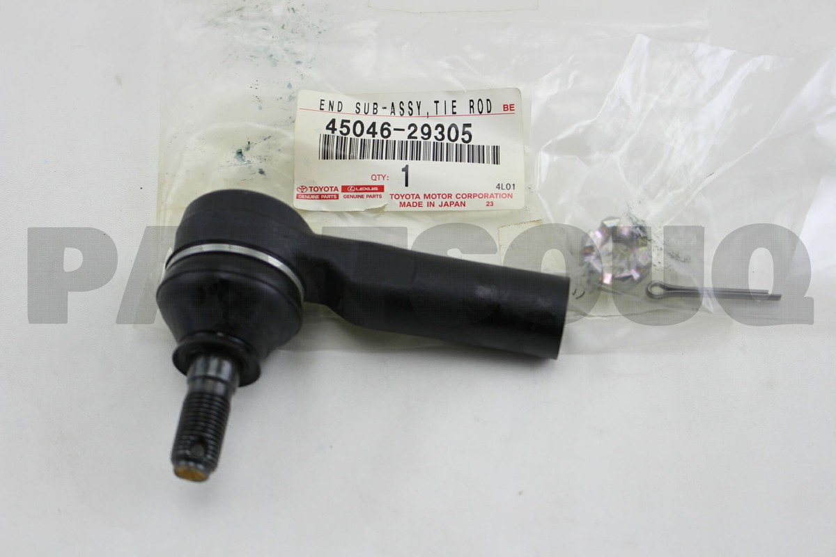 4504629305 Genuine Toyota END SUB-ASSY, TIE ROD, RH/LH 45046-29305 