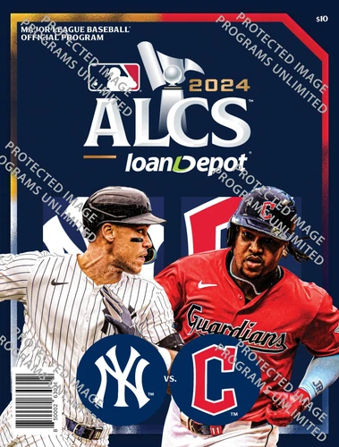 2024 ALCS PROGRAM AMERICAN LEAGUE CHAMPIONSHIP N.Y. YANKEES CLEVELAND GUARDIANS - Picture 1 of 1