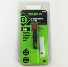 GreenLee 66 Blade 46022 Punch Down Tool Blade New USA