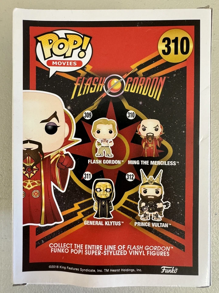 Ming the Merciless 310 ~ Flash Gordon ~ Vinilo Funko Pop + PROTECTOR POP GRATIS Foto 3 de 4