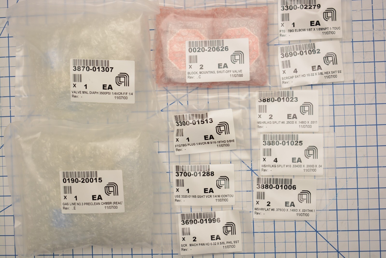 0240-71274 / KIT, PER MFC-BYP, MIXED, SINGLE PNEU VER / APPLIED MATERIALS AMAT