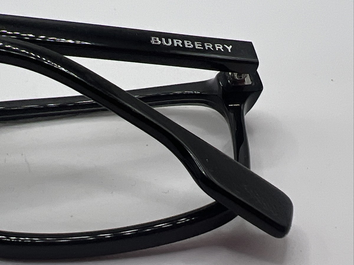 BURBERRY B 2352 3001 56/17/144 Blk Italy Eyeglass Frames BURBERRY B 2352 3001 56/17/144 Blk Italy Eyeglass Frames