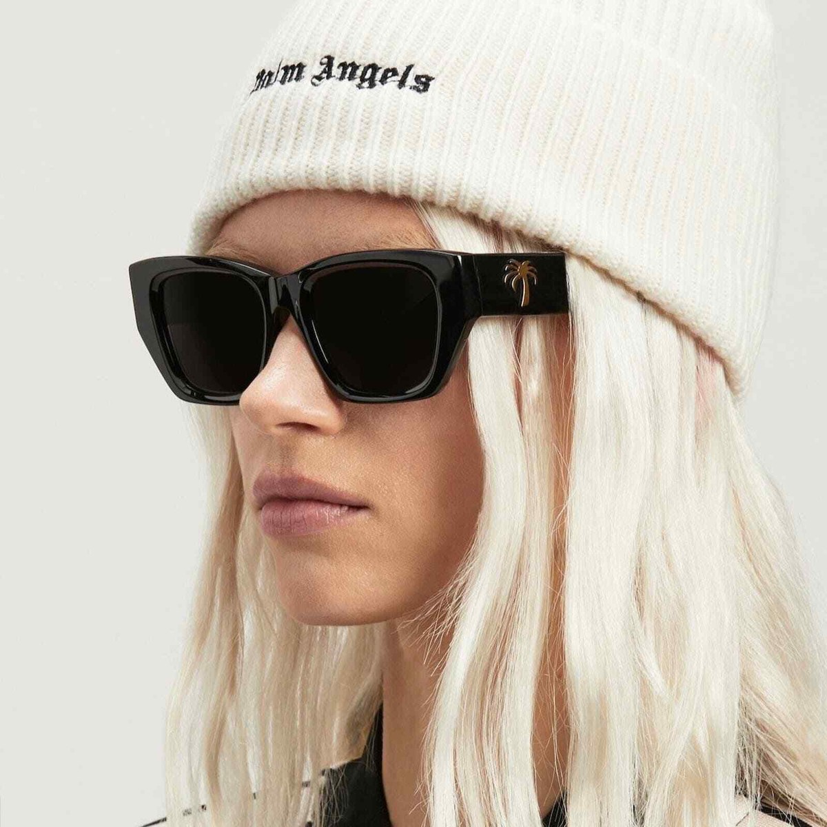 New! PALM ANGELS Sunglasses PERI034 1007, Authentic NEW PALM ANGELS PERI034 1007 BLACK SUNGLASSES FRAMES 51-19  main image 4