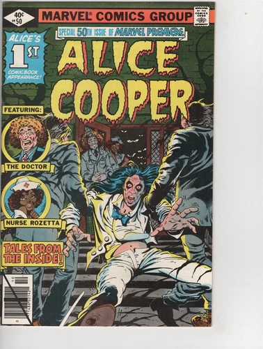 Marvel Premiere #50 VG+ to VG/FN Alice Cooper From the Inside Terry Austin NICE!