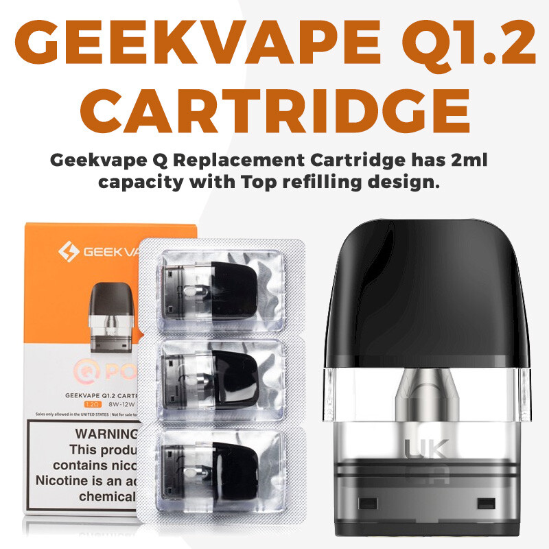 Geekvape Sonder Q Replacement Pods Q0.6 0.8 1.2 for Sonder Q Pod Kit  Authentic