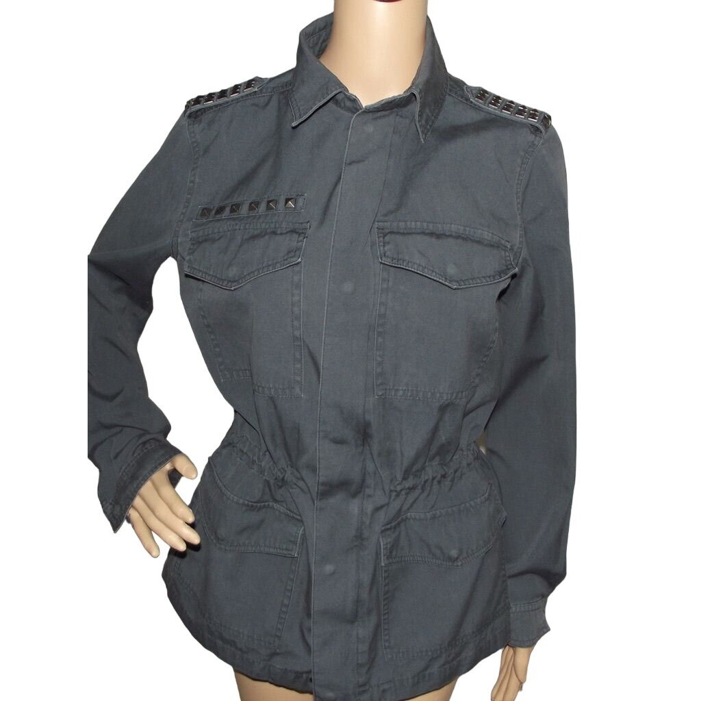 Mudd Utility Jacket Size Medium Stud Embellished … - image 1