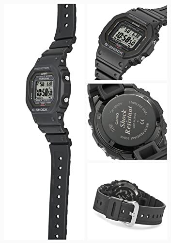 Casio G-Shock GW-5000U-1JF schwarz robust Herrenuhr Japan Ver Digital - Bild 3 von 3