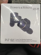 Bowers  Wilkins PI7 S2 Wireless In-Ear Headphones - Satin Black FP43761 