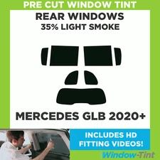 Pre Cut Window Tinting Film for Mercedes GLB 2020+ 35% Light Rear Tint Kit Tint