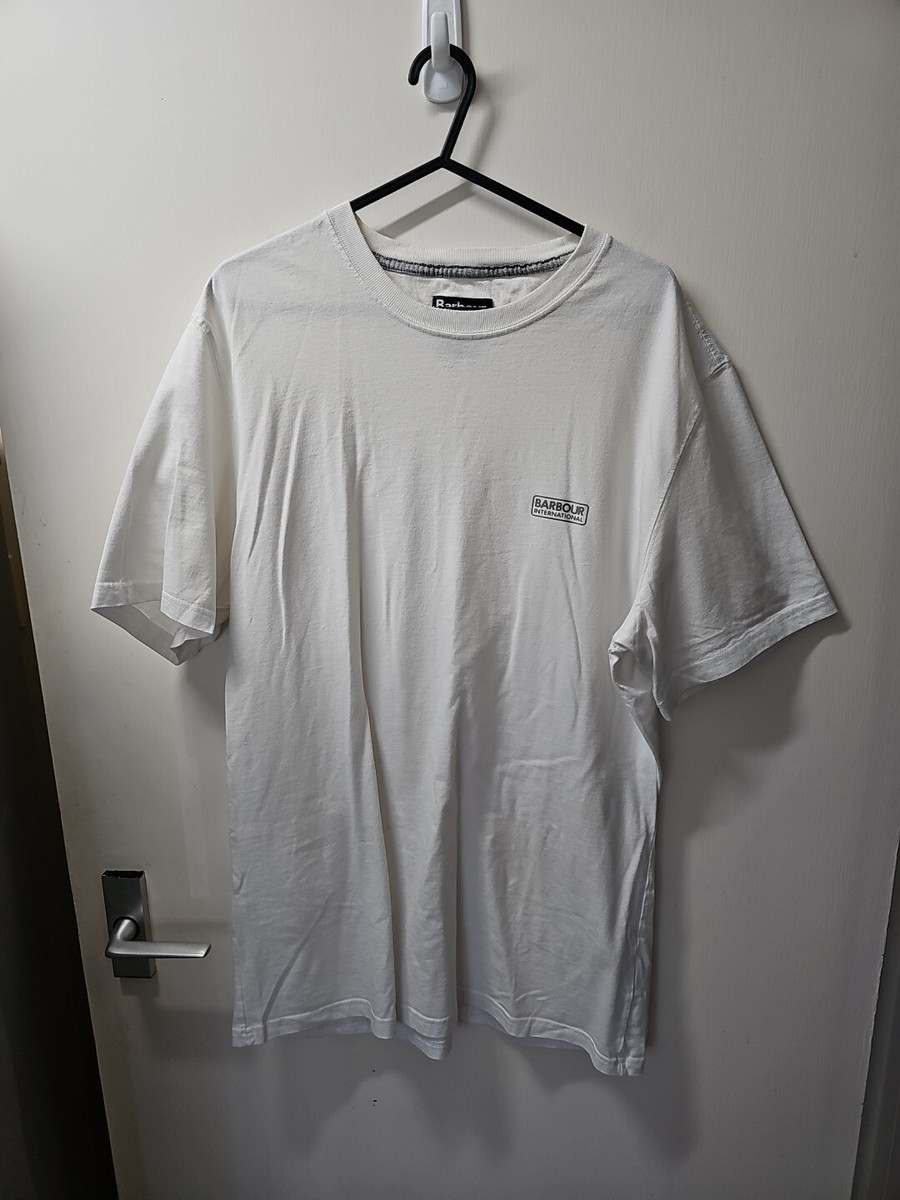 Barbour T Shirt White XL VGC UK