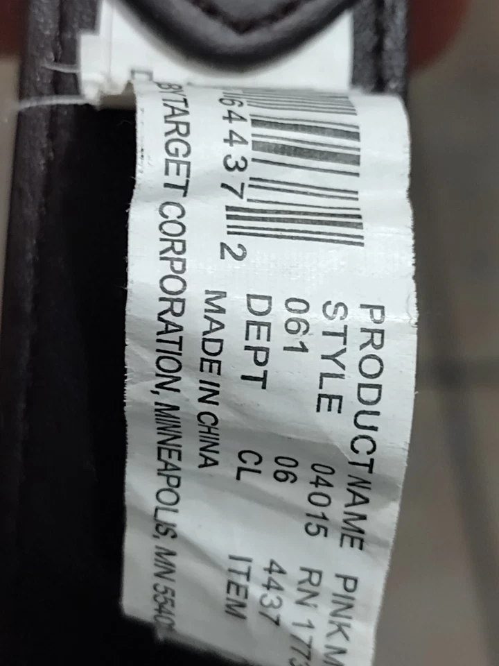 Cinturón Retro Target Bohemio Estilo Hippie Rosa Multicultural Talla 35-36 Bordado Foto 3 de 4