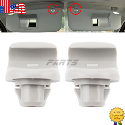 2xSun Visor Clip Holder Hook Bracket For Nissan 350Z Infiniti FX45 FX35 G35 Juke