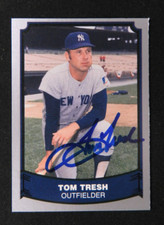 Tom Tresh Signed Autograph Baseball Card High Grade i