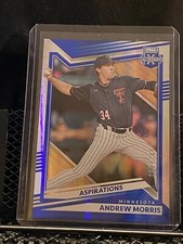 Andrew Morris 2022 Elite Extra Aspirations Blue #d/349 - #114 Twins