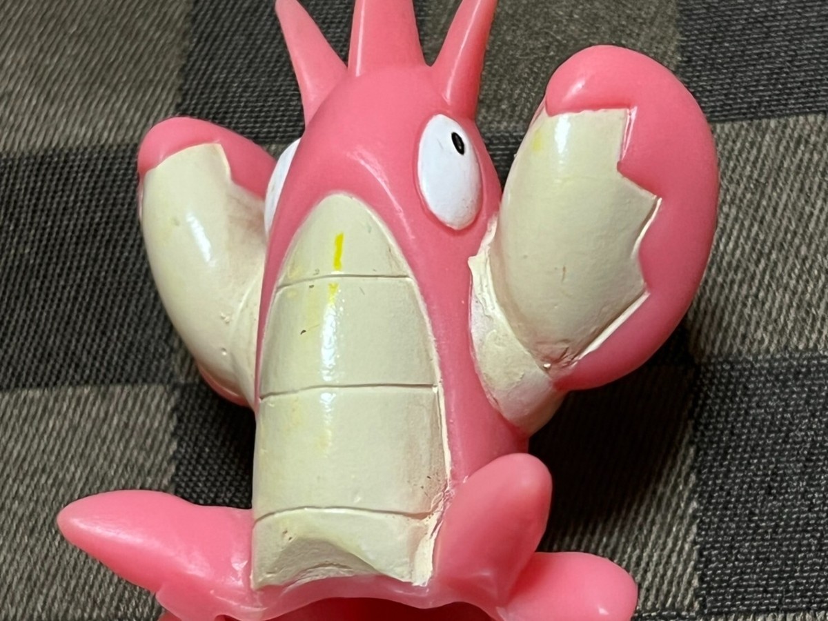 Figurine Pokémon Bandai – Ecrapince / Corphish Shiny Daisuki Club, Finger Puppet