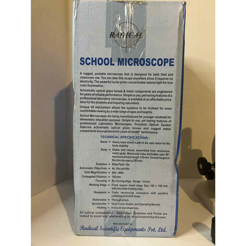 Radical Middle School Microscope (PARTS ONLY) eBay