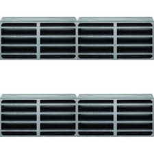4 PACK Intumescent Air Transfer Vent Grill 42mm Depth 300x150mm Circulation Door