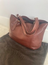 Authentic Trussardi Leather Bag Italy 