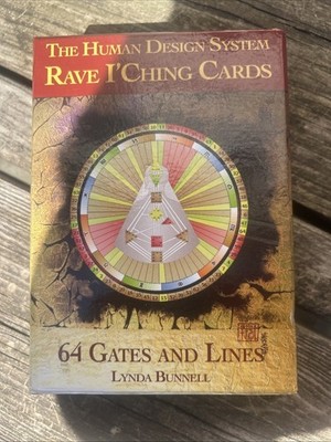 Human Design System Rave I Ching Cards 64 Gates and Lines By Lynda Bunnel  