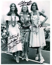 JACLYN SMITH KATE JACKSON CHERYL LADD Signed 8x10 Photo - To Patrick