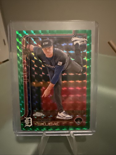 2025 Topps Chrome Tarik Skubal 39/99 Green