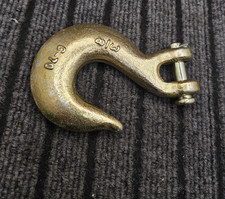 G70 3/8" Clevis Grab Hooks Tow Chain Hook Flatbed Truck Trailer Tie Down