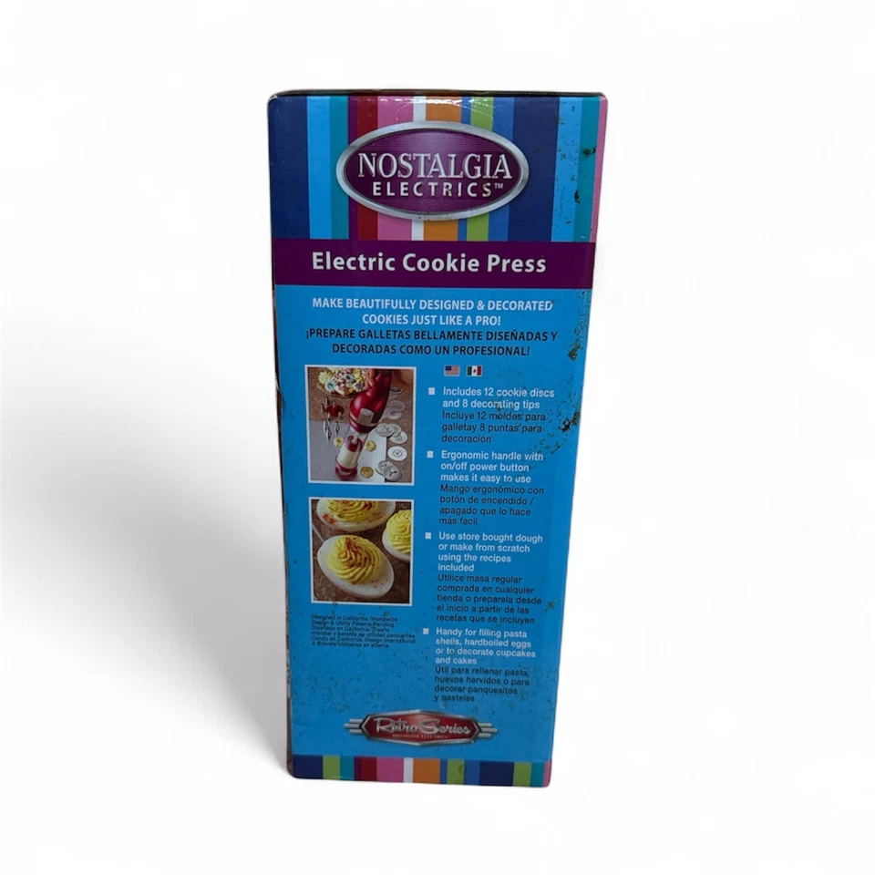 Prensa de galletas eléctrica Nostalgia estilo años 50’s Foto 2 de 4