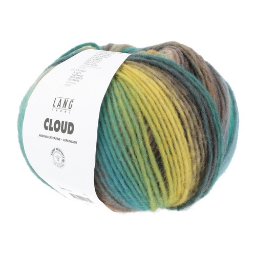 LANG YARNS CLOUD Strickgarn Wolle (0002 - blau) - Bild 3 von 4