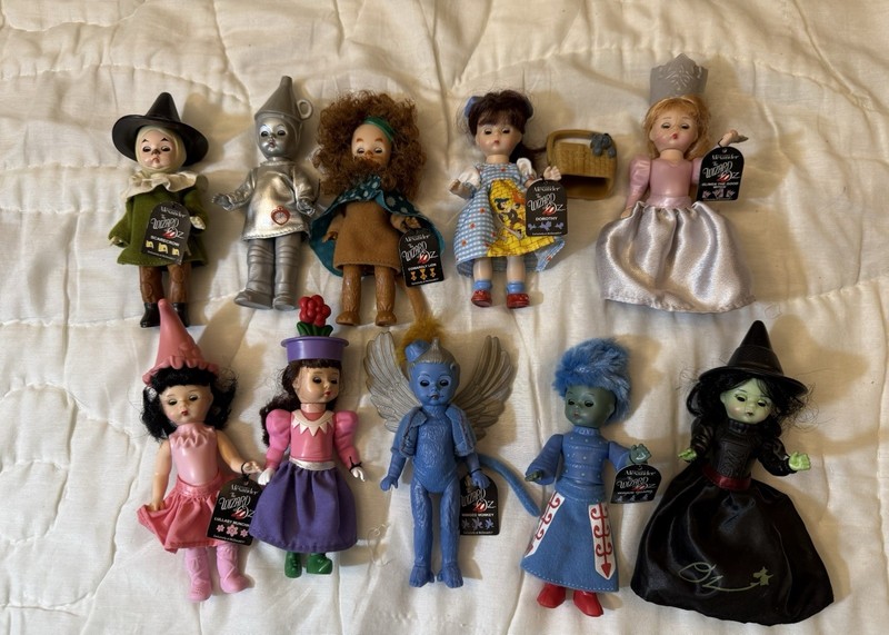 Madame Alexander Wizard of Oz McDonald's Dolls Set Of 10