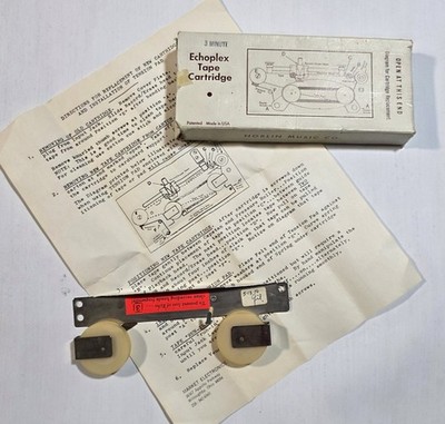 Vintage Echoplex EP Tape Cartridge In Original Box & Installation Instructions 