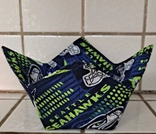 NFL Seattle Seahawks Microwavable Soup Bowl Cozy / Pot Holder/ Hot Pad