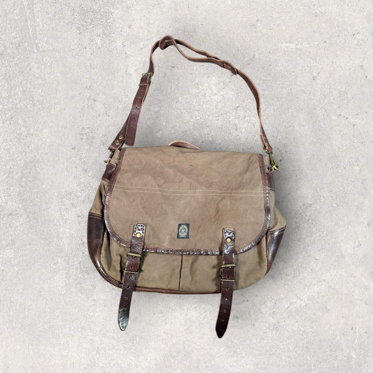 NWT Double RRL Ralph Lauren Canvas Leather Shoulder NWT Double RRL Ralph Lauren Canvas Leather Shoulder